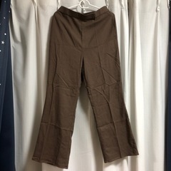 値下げ★麻混フレアパンツ
