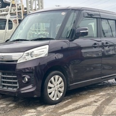 【支払総額26.8万円】h26年スペーシアカスタム機関良好 内外装良好AA評価4点パワスラ 車検令和7年6月 アイドリングストップの画像