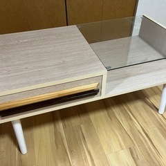 ローテーブル　引き出し有りの画像