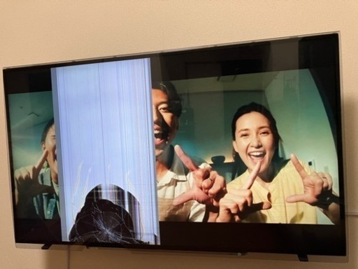 液晶割れテレビ　REGZA 55G20x