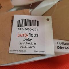 hotflops / M 25.5cm S 23.5cm party flops babyの画像