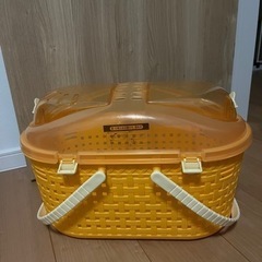 【完売】アイリスオーヤマ ペットキャリーケース オレンジ