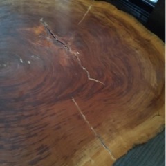 一枚板座卓　骨董　値下げ❗️リフォーム間近の為の画像