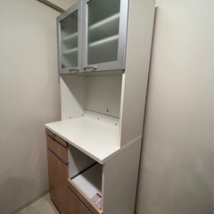 東京インテリア　食器棚　キッチンボード(⚠️値引き実施)の画像
