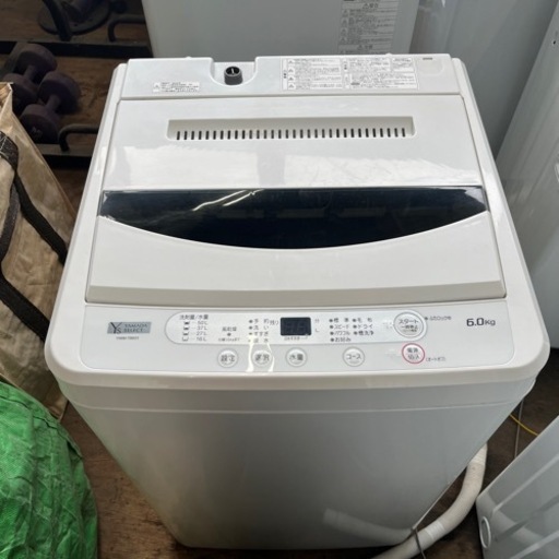 ＊【簡易清掃・通電確認済】洗濯機　YAMADASELECT／ヤマダセレクト　YWM-T60G1  6.0kg  2020年製