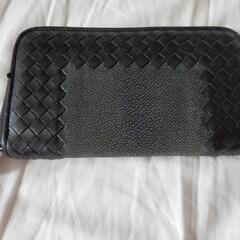 1月13日まで。入手困難 エイ革 ボッテガヴェネタ  スティングレイ ガルーシャ  黒の画像