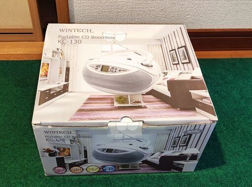 新品 未使用  WINTECH CDラジオ「KC-130」