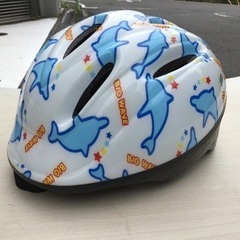 引渡済　中古　あさひ　幼児用　自転車　ヘルメット　イルカ柄