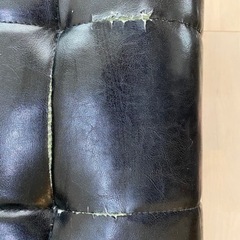 カリモク風　革ソファー　（2.5人掛け）の画像