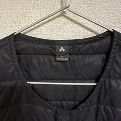 mont-bell モンベル ダウンベスト ブラック 黒の画像