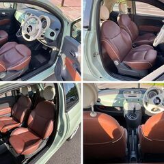 フィアット☆500★特別使用車☆限定110台ハッピー☆電動サンルーフ☆キャンプ★アウトドアの画像