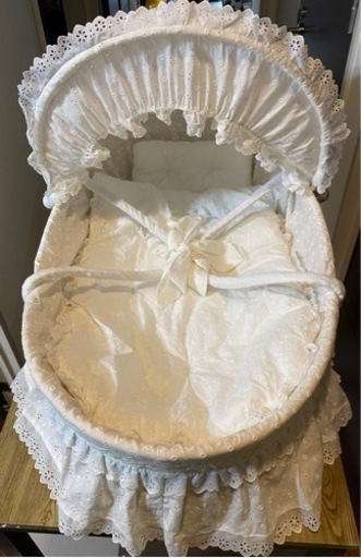 レース ベビークーハン 天使のクーハン 天然素材