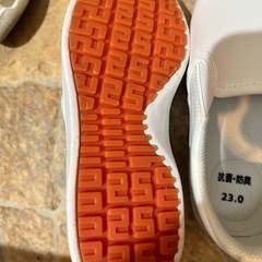 厨房シューズ　コックシューズ　滑り止め　新品未使用の画像