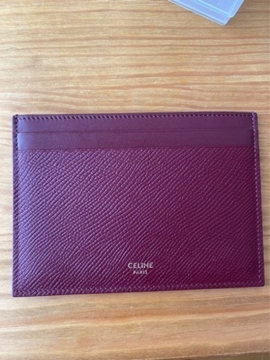 セリーヌ　カーブスキン　カードホルダー　定期入れ　パスケース