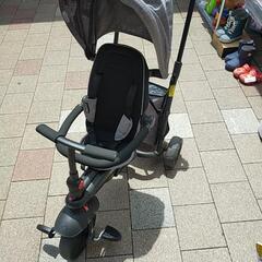 折りたたみ 三輪車になるベビーカー【スマートトライク】の画像