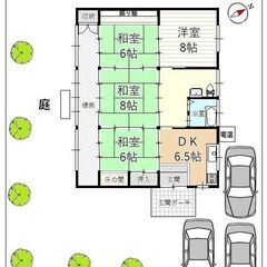 11/2▼価格DOWN致しました！★自然豊かな環境！★庭付き平屋4DK！★駐車3台可！★別荘・田舎暮らしにおすすめ◎ - 南丹市