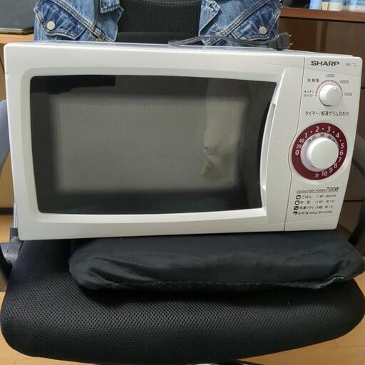 電子レンジ白(SHARP RE-T2-W6)2013年製