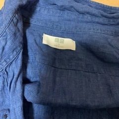 ユニクロ　UNIQLO メンズ　リネンシャツの画像