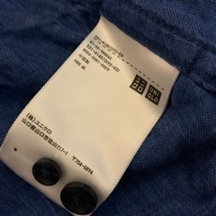 ユニクロ　UNIQLO メンズ　リネンシャツの画像