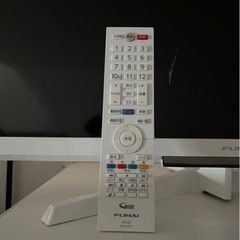 無料　32インチ　白テレビ　DVDデッキの画像