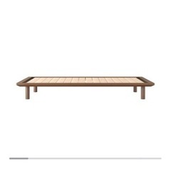 （受け渡し者決定）無印良品　シングル　ベッドフレームの画像