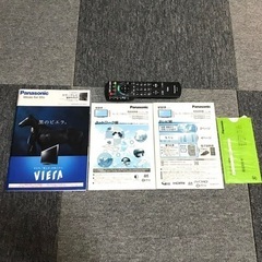 65型テレビとシアターラックのセット　パナソニックVIERA プラズマテレビ