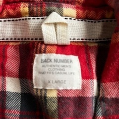 (お話中)BACK NUMBER　シャツの画像