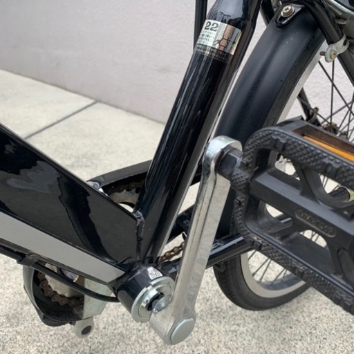 自転車 22インチ 子供用 黒 ブラック 熊本