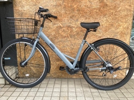 人気！シティサイクルENDOSHOJI NEOSAGE 6sギア27.5の太めのタイヤ 通勤・通学・街乗り