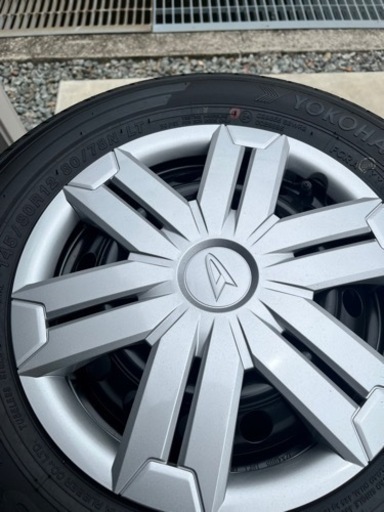 アトレー　S710V  新車外し　タイヤ　ホイール　カバー付き