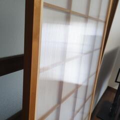 断熱仕様障子２枚(複合和紙とポリカーボネート使用!)の画像