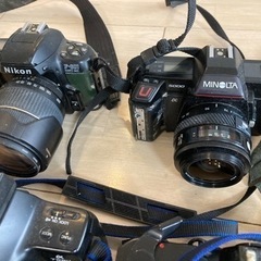【決まりました】一眼レフカメラ6点レンズ10点セット　動作未確認　ジャンク品の画像