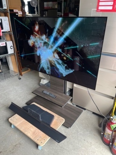 ☆迫力の音と映像!!☆ OLED 有機EL 55型 カラーテレビ LG 2021年 OLED55C1PJB