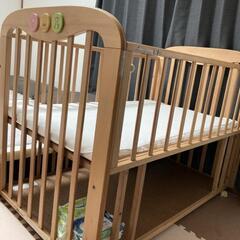 ベビーベッド　中古品　無料の画像