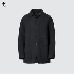 【UNIQLO +J】ウールブレンドオーバーサイズシャツジャケット