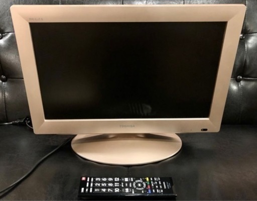 【TOSHIBA 東芝】REGZA レグザ 液晶テレビ 2010年製 ピンク色 19A1 19インチ 19V型 リモコン B-CASカード付属 動作品
