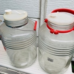 梅干し　果実酒　瓶　18Lの画像