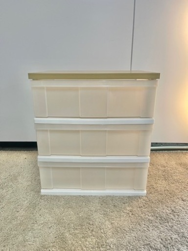 激安‼️ 依頼収納　3段タンス　家具収納