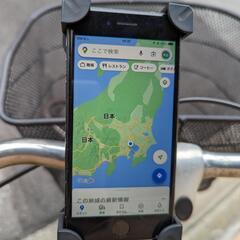 自転車（スマホホルダー、ダイヤル錠付）の画像