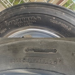 ダンロップ　dunlop  dectes  sp122  ホイール付き　未走行　スペアタイヤの画像