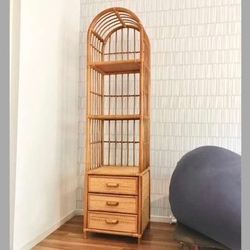 木材の収納家具・キッチンシェルフ