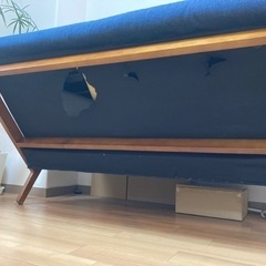 ソファ ネイビーの画像
