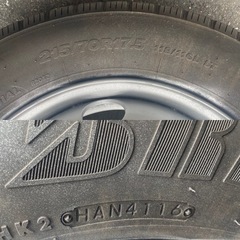 ブリヂストン　bridgestone  duravis  ホイール付き　未走行　スペアタイヤの画像