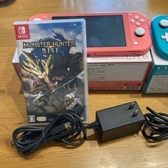 《美品》単品OK！Switchライト＋モンハンライズ