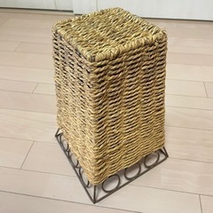 籠　カゴ　かご　花瓶　フラワーベース　鉢カバー　アイアンの画像