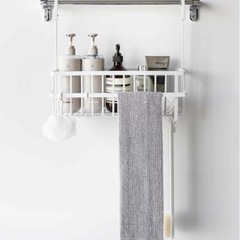 （新品）バスルームバスケット 山崎実業 tower タワー 引っ掛けバスルームバスケットの画像