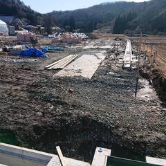 勿来火力力発電所において機械据付補助作業