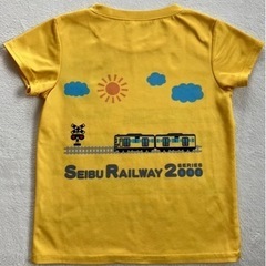 西武鉄道　黄色い電車キッズTシャツの画像
