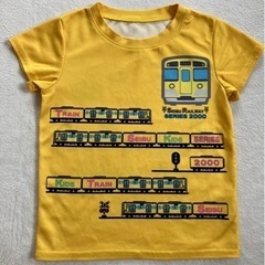 西武鉄道　黄色い電車キッズTシャツの画像