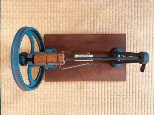 ★旧家蔵出し品 座繰り機 糸枠 早車 糸巻き機 機織 古民具 アンティーク★